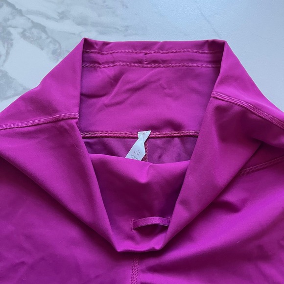 Lululemon Wunder Train HR Tight 25" Everlux Magenta Purple sz 10 - Picture 4 of 8
